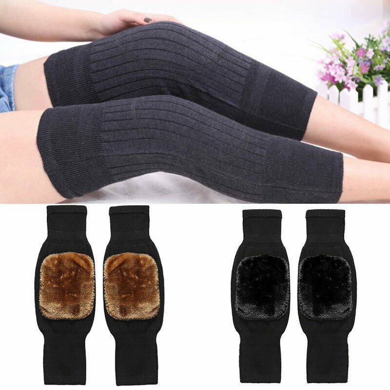 WarmFit® Thermal Leg Warmers - Fleece Padded Knee Support for Winter
