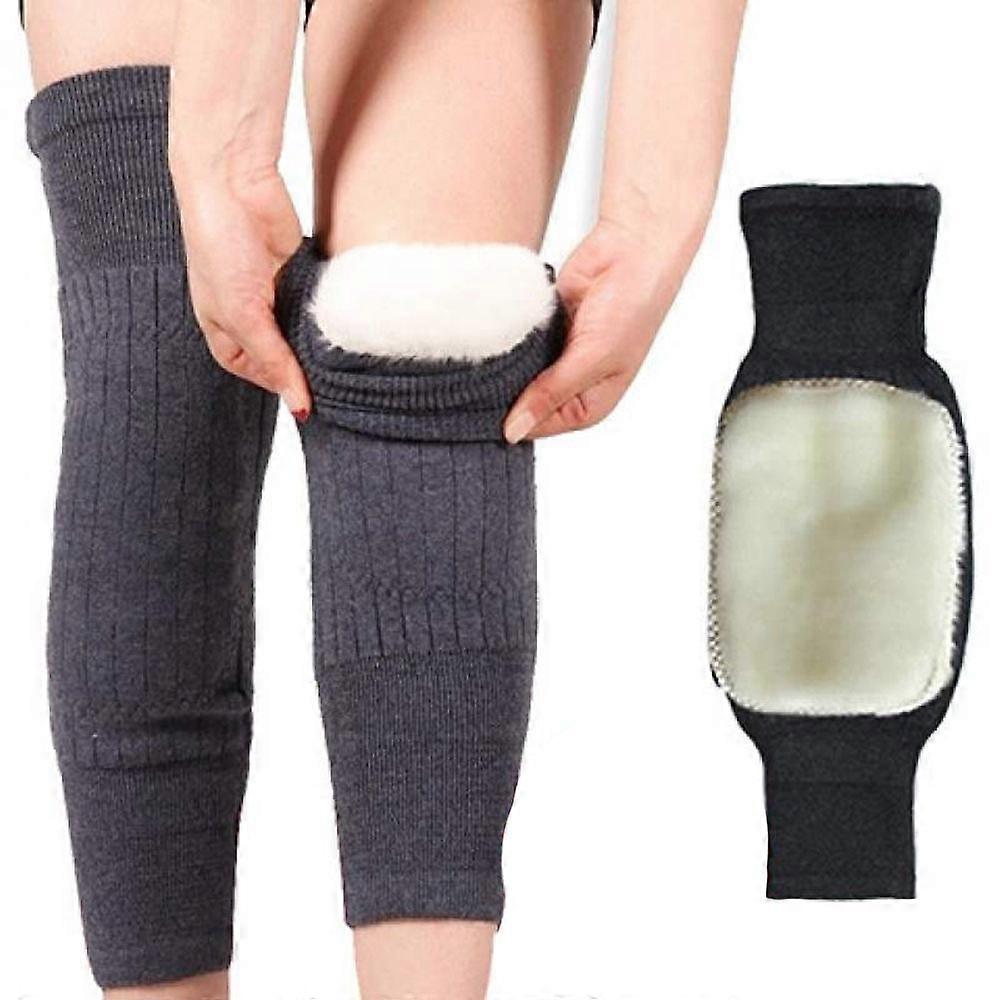 WarmFit® Thermal Leg Warmers - Fleece Padded Knee Support for Winter
