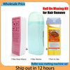 Wax Heater Kit 3in1 | Roll-on Hair Removal Kit With Heater, Wax Refill & Strips