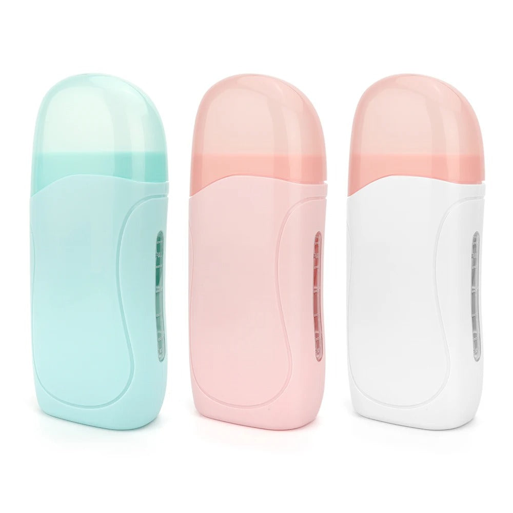 Wax Heater Kit 3in1 | Roll-on Hair Removal Kit With Heater, Wax Refill & Strips