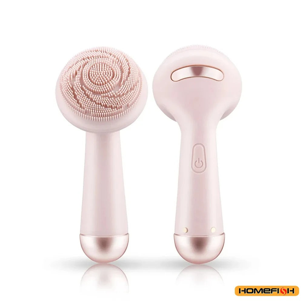 Electric Facial Brush Skin Massager Electric Face Brush USB Clean Waterproof Sonic Vibration Beauty Instrument Care Face Women